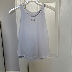 Addidas white/grey tank top